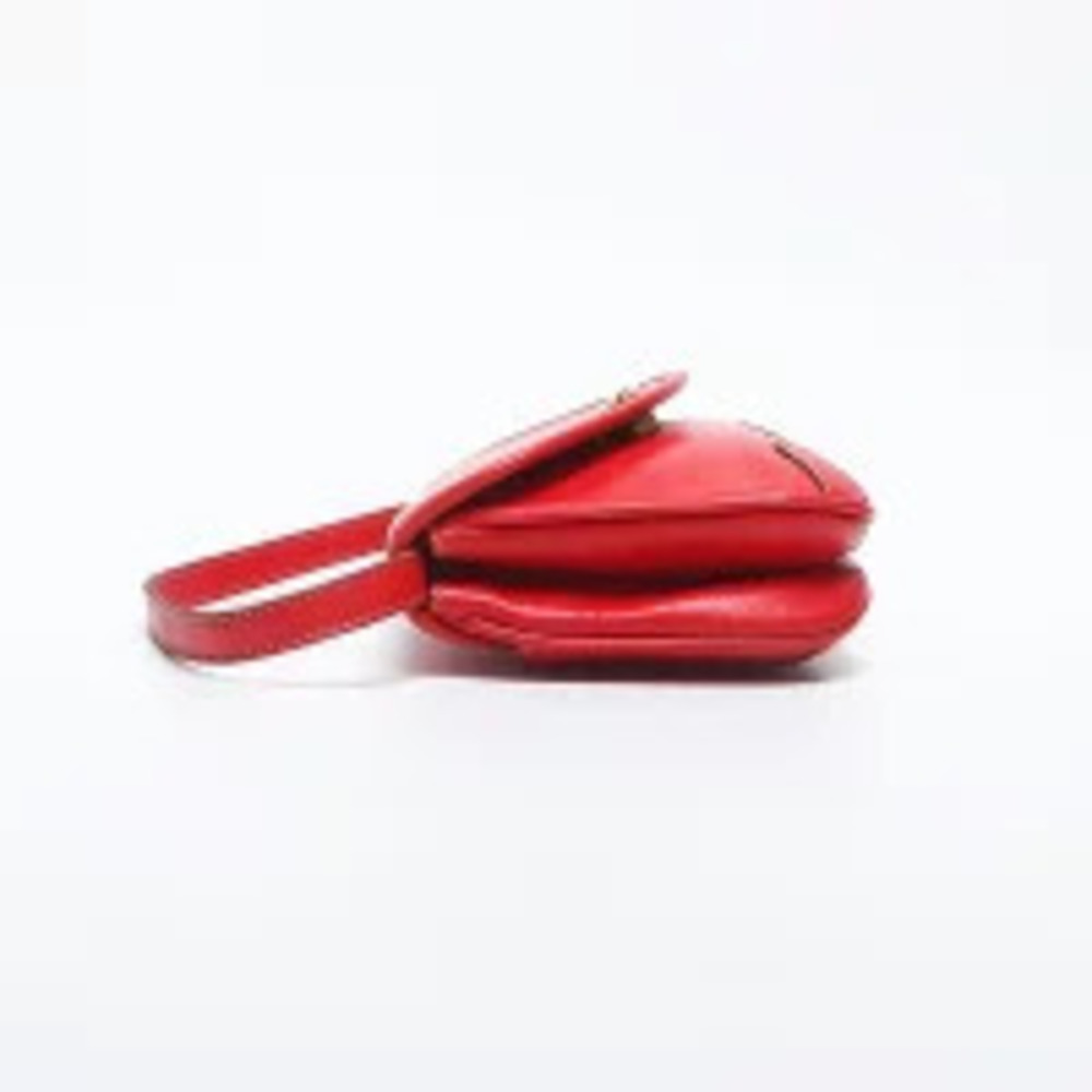 Celine Leather Logo Handbag Red - Picture 4 of 13